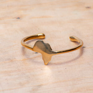 African map inspired bracelet with solid features and feel