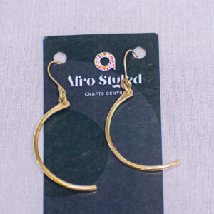 Lightweight brass dangle earrings designed for comfort and effortless style