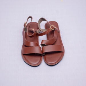 Handmade brown leather sandals for women,made comfortable and has a grip sole.