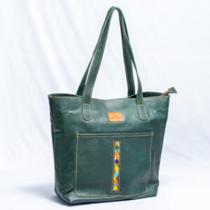 Evergreen Leather Tote